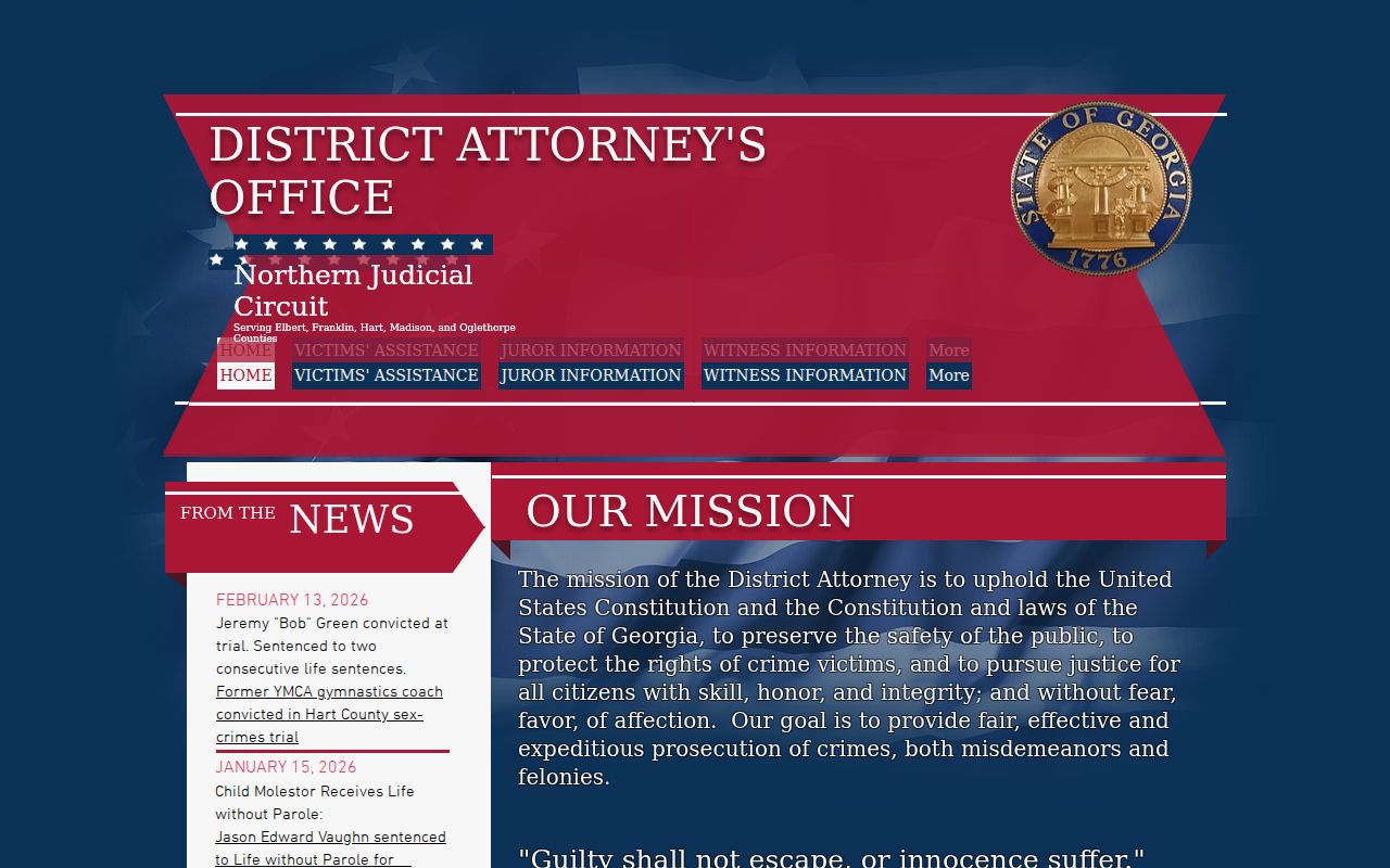 Bowman criminal history Northern Judicial Circuit prosecution