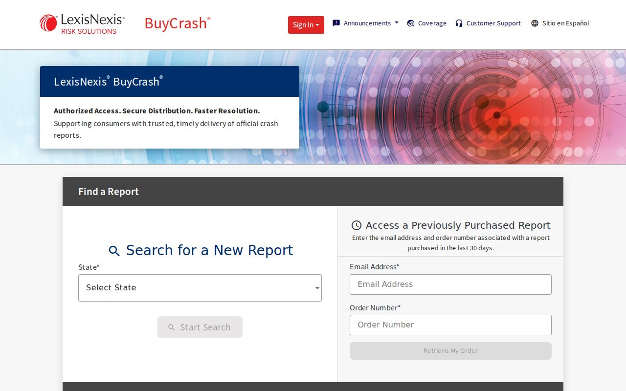 Elberton criminal history crash report vendor channel